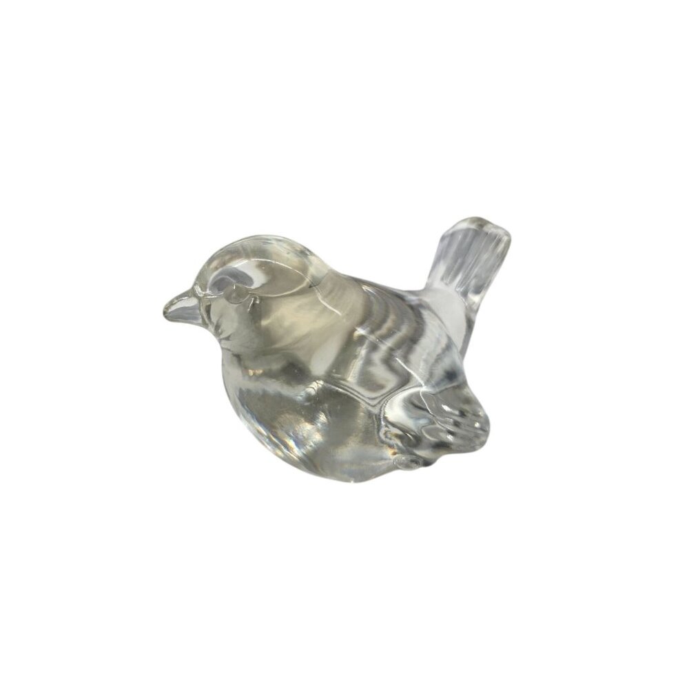 Glass Bird‎ Figurine By Goebel 3.5" Collectible Ornament Decor